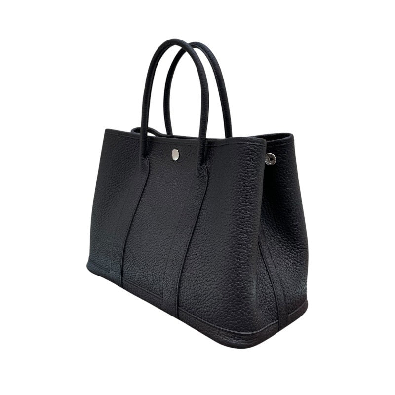 エルメス HERMES ガーデンパーティTPM W刻印 ブラック ネゴンダ レディース ハンドバッグ