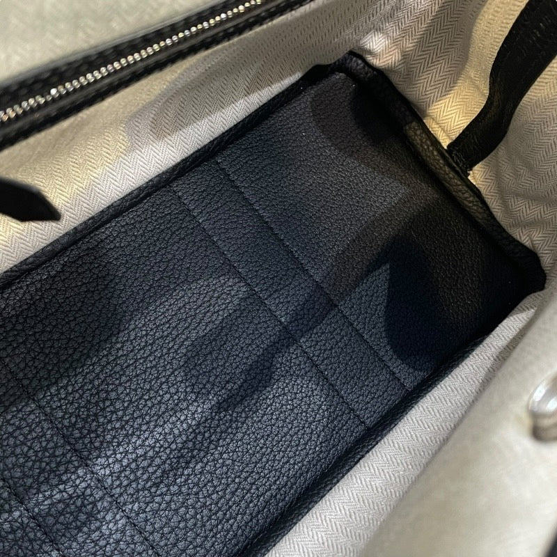 エルメス HERMES ガーデンパーティTPM W刻印 ブラック ネゴンダ レディース ハンドバッグ