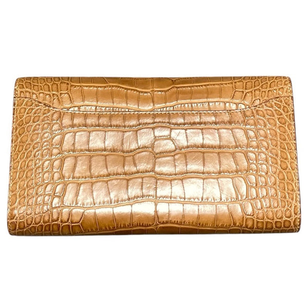 エルメス HERMES コンスタンスロングトゥーゴー ゴールド アリゲーターマット/B刻/GD金具 ユニセックス ショルダーバッグ