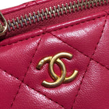 シャネル CHANEL スモールバニティバッグ AP1447 ピンク　GD金具 ラムスキン レディース ショルダーバッグ