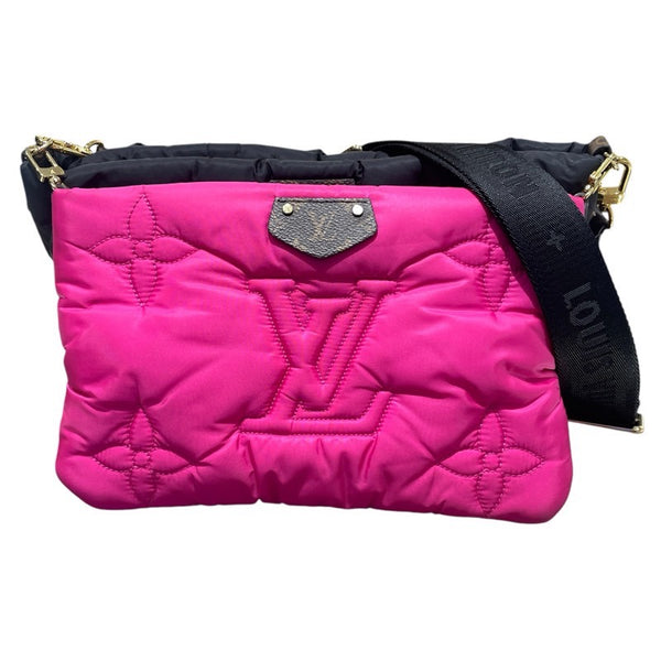 ルイ・ヴィトン LOUIS VUITTON マキシミュルティ・ポシェット・アクセソワ―ル M58980 ワール・フューシャ モノグラム・リサイクルナイロン レディース ショルダーバッグ