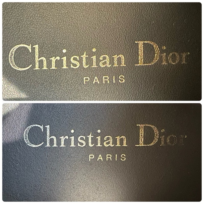 クリスチャン・ディオール Christian Dior EMPREINTE CDロゴ バックルブーツ 36.5 ブラック レザー レディース ブーツ