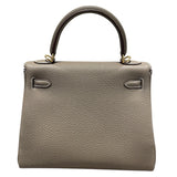 エルメス HERMES ケリー25　内縫い W刻 エトープ　GD金具 トゴ レディース ショルダーバッグ