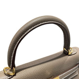 エルメス HERMES ケリー25　内縫い W刻 エトープ　GD金具 トゴ レディース ショルダーバッグ