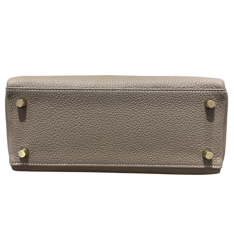 エルメス HERMES ケリー25　内縫い W刻 エトープ　GD金具 トゴ レディース ショルダーバッグ