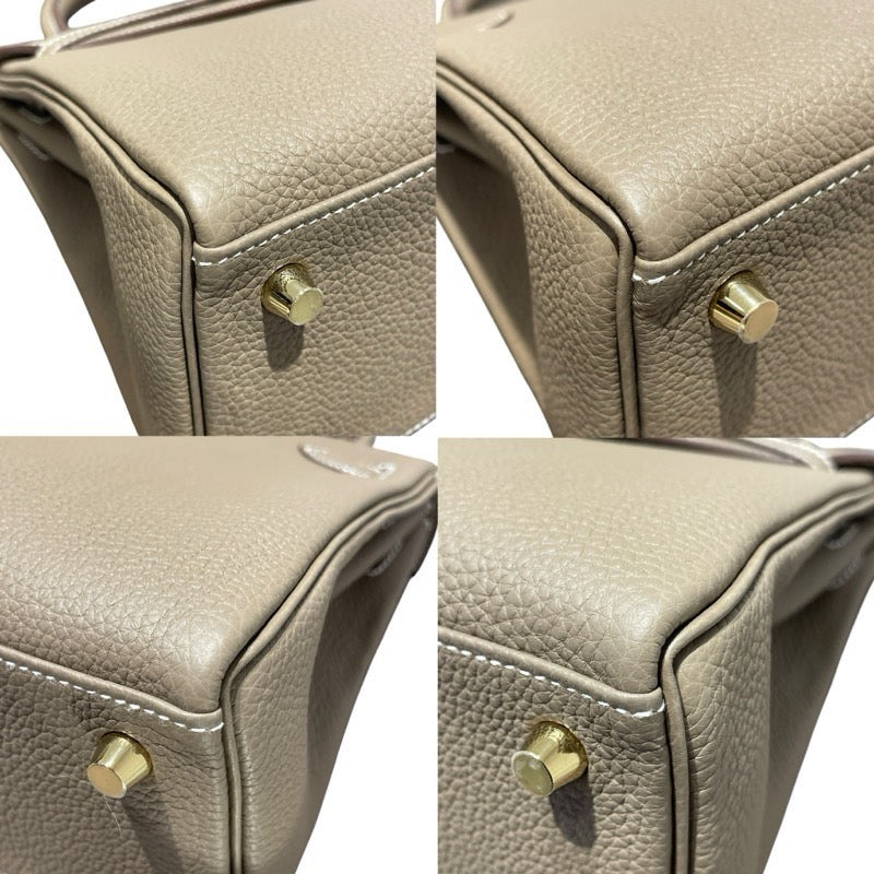 エルメス HERMES ケリー25　内縫い W刻 エトープ　GD金具 トゴ レディース ショルダーバッグ