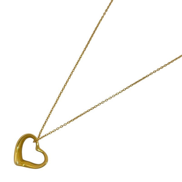 ティファニー TIFFANY＆CO オープンハートネックレス 750YG ジュエリー