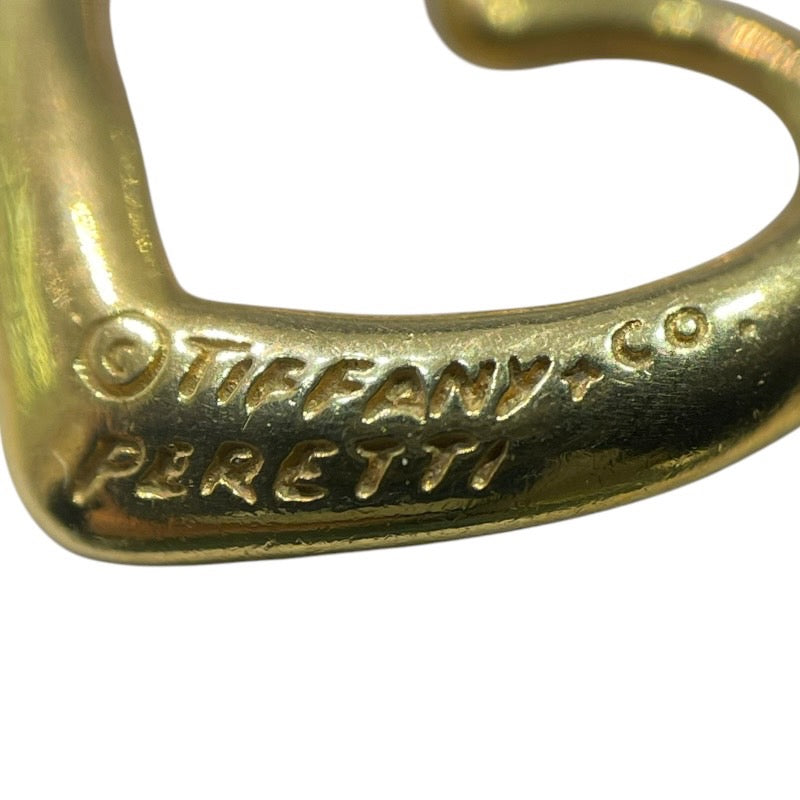 ティファニー TIFFANY＆CO オープンハートネックレス 750YG ジュエリー