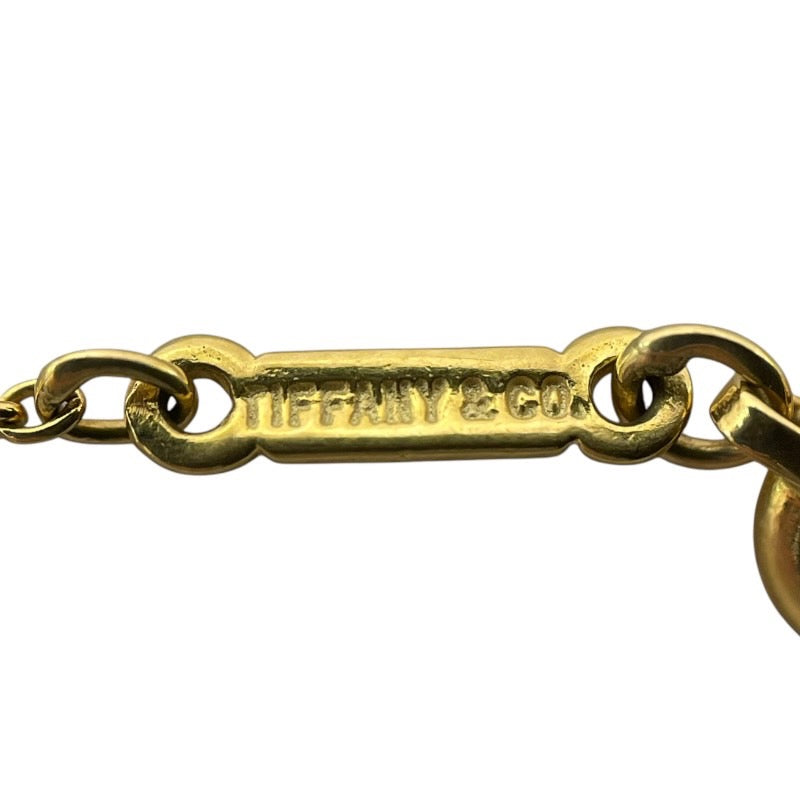 ティファニー TIFFANY＆CO オープンハートネックレス 750YG ジュエリー