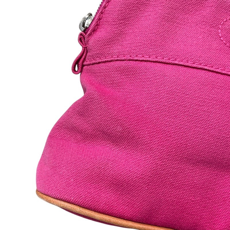 エルメス HERMES ボリードポーチPM ピンク×SV金具 トワル レディース ポーチ