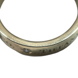 ティファニー TIFFANY＆CO フラットバンド3Pダイヤリング #49 750PG ジュエリー