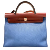 エルメス HERMES エールバッグジップPM X刻印 アガット×ルージュアッシュ×シルバー金具 トワル レディース ショルダーバッグ