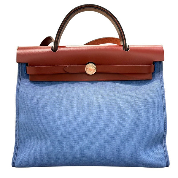 エルメス HERMES エールバッグジップPM X刻印 アガット×ルージュアッシュ×シルバー金具 トワル レディース ショルダーバッグ