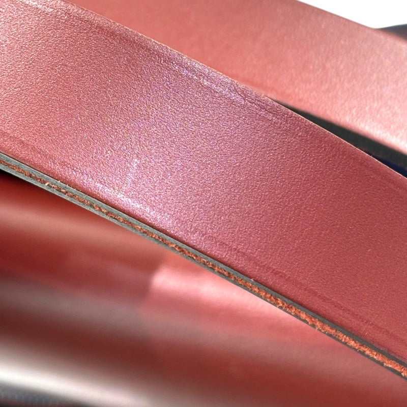 エルメス HERMES エールバッグジップPM X刻印 アガット×ルージュアッシュ×シルバー金具 トワル レディース ショルダーバッグ