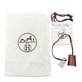 エルメス HERMES エールバッグジップPM X刻印 アガット×ルージュアッシュ×シルバー金具 トワル レディース ショルダーバッグ