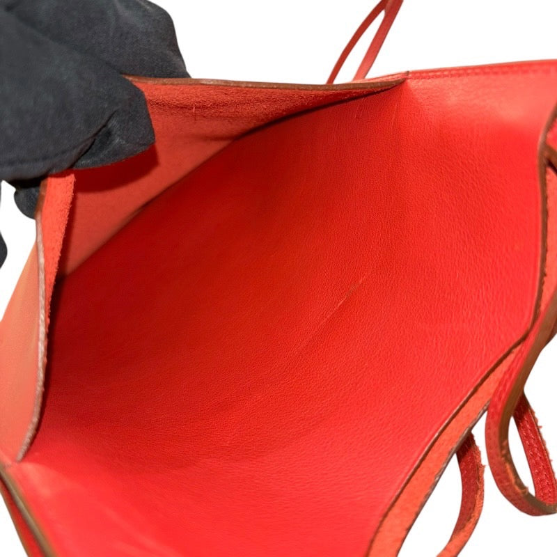 エルメス HERMES オニメトゥ2 □K刻印 ルージュカザック スイフト レディース ショルダーバッグ