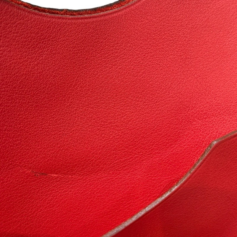エルメス HERMES オニメトゥ2 □K刻印 ルージュカザック スイフト レディース ショルダーバッグ