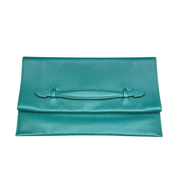 エルメス HERMES プリプラ33 □R刻印 マラカイト エバーカラー レディース クラッチバッグ
