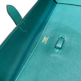 エルメス HERMES プリプラ33 □R刻印 マラカイト エバーカラー レディース クラッチバッグ