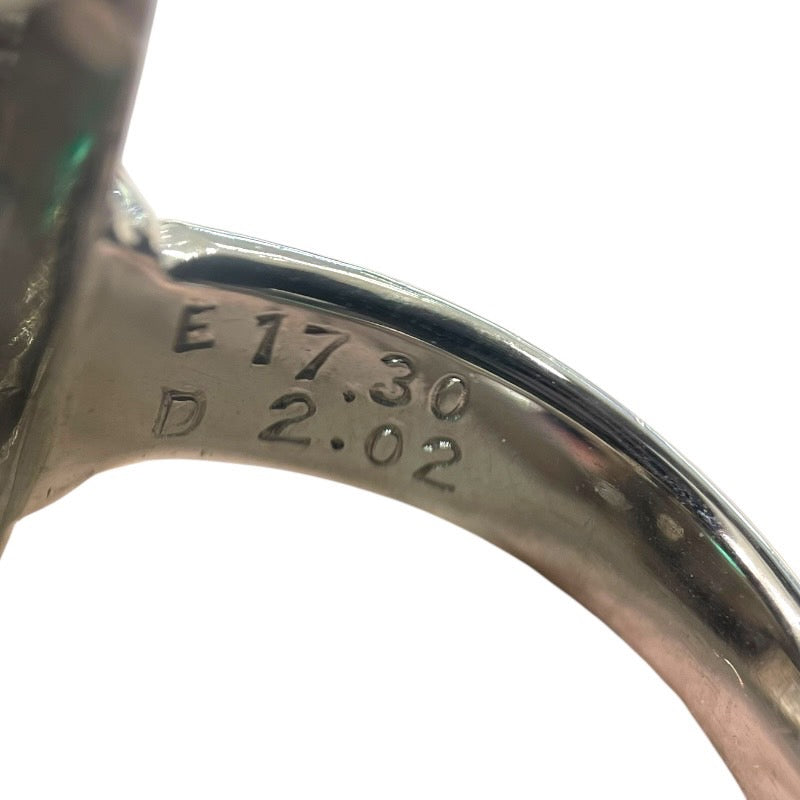 エメラルドリング #12.5 エメラルド17.3ct Pt900/エメラルド/ダイヤモンド エメラルド ジュエリー