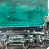 エメラルドリング #12.5 エメラルド17.3ct Pt900/エメラルド/ダイヤモンド エメラルド ジュエリー