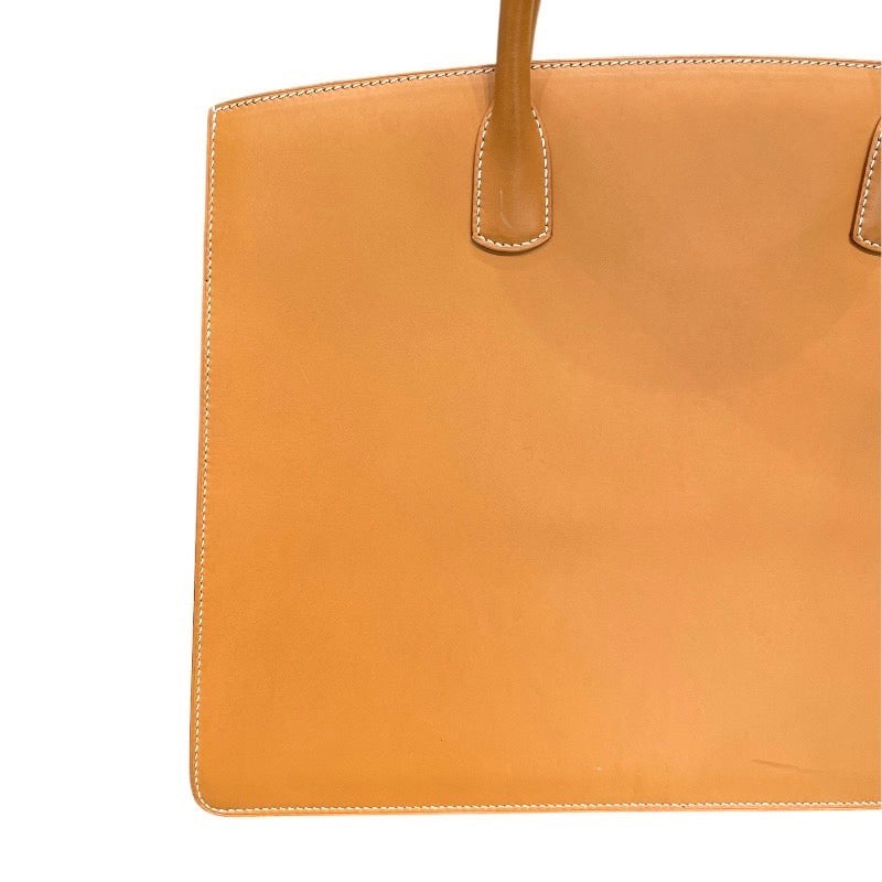 エルメス HERMES ホワイトバスGM □D刻 ナチュラル ヴァッシュ レディース ハンドバッグ