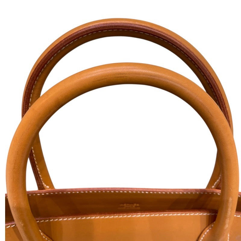 エルメス HERMES ホワイトバスGM □D刻 ナチュラル ヴァッシュ レディース ハンドバッグ