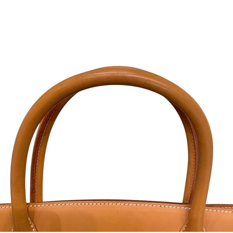 エルメス HERMES ホワイトバスGM □D刻 ナチュラル ヴァッシュ レディース ハンドバッグ