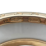 ブルガリ BVLGARI ビーゼロワンリング2バンド 750PG/セラミック ジュエリー