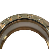 ブルガリ BVLGARI ビーゼロワンリング2バンド 750PG/セラミック ジュエリー