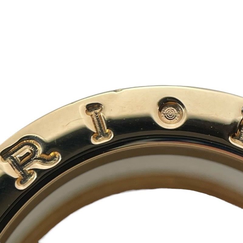 ブルガリ BVLGARI ビーゼロワンリング2バンド 750PG/セラミック ジュエリー