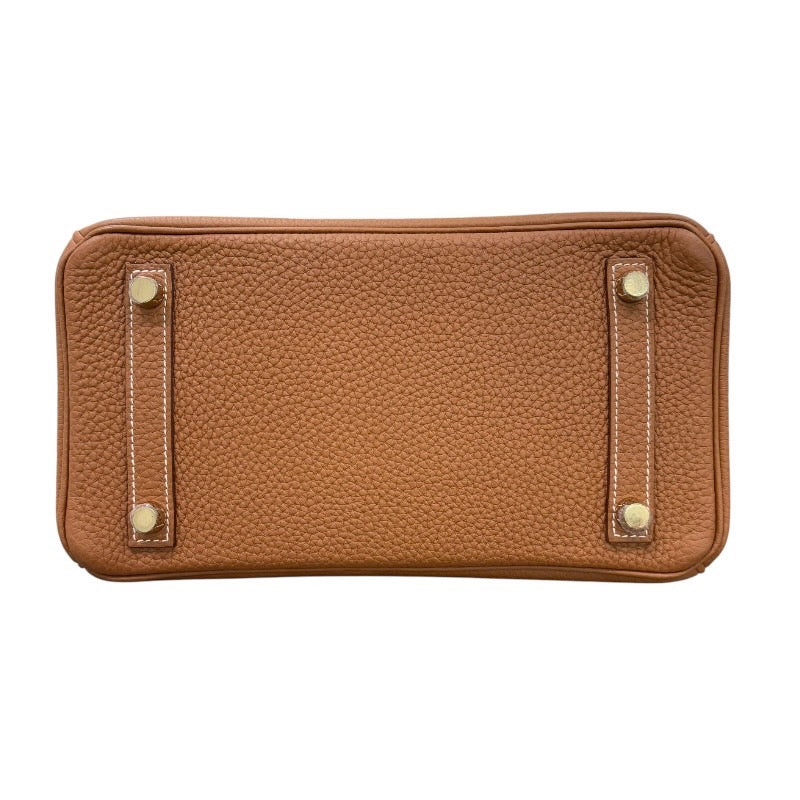 エルメス HERMES バーキン25 B刻 ゴールド×GD金具 トゴ レディース ハンドバッグ