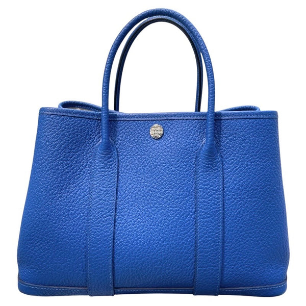 エルメス HERMES ガーデンパーティTPM C刻印 ブルーザンジバル ネゴンダ レディース トートバッグ