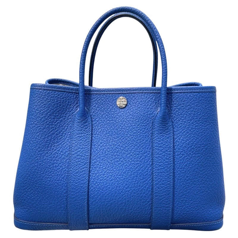 エルメス HERMES ガーデンパーティTPM C刻印 ブルーザンジバル ネゴンダ レディース トートバッグ