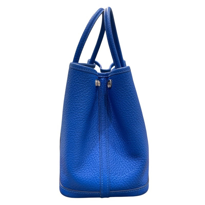 エルメス HERMES ガーデンパーティTPM C刻印 ブルーザンジバル ネゴンダ レディース トートバッグ