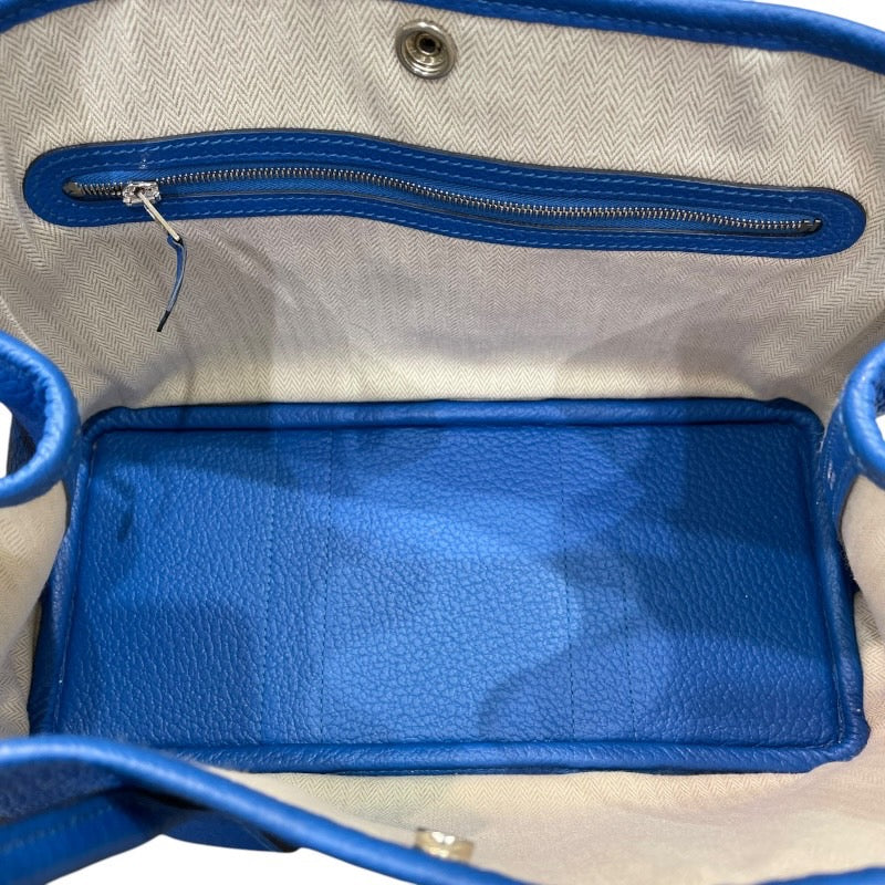 エルメス HERMES ガーデンパーティTPM C刻印 ブルーザンジバル ネゴンダ レディース トートバッグ