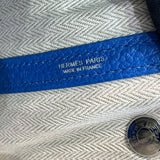 エルメス HERMES ガーデンパーティTPM C刻印 ブルーザンジバル ネゴンダ レディース トートバッグ