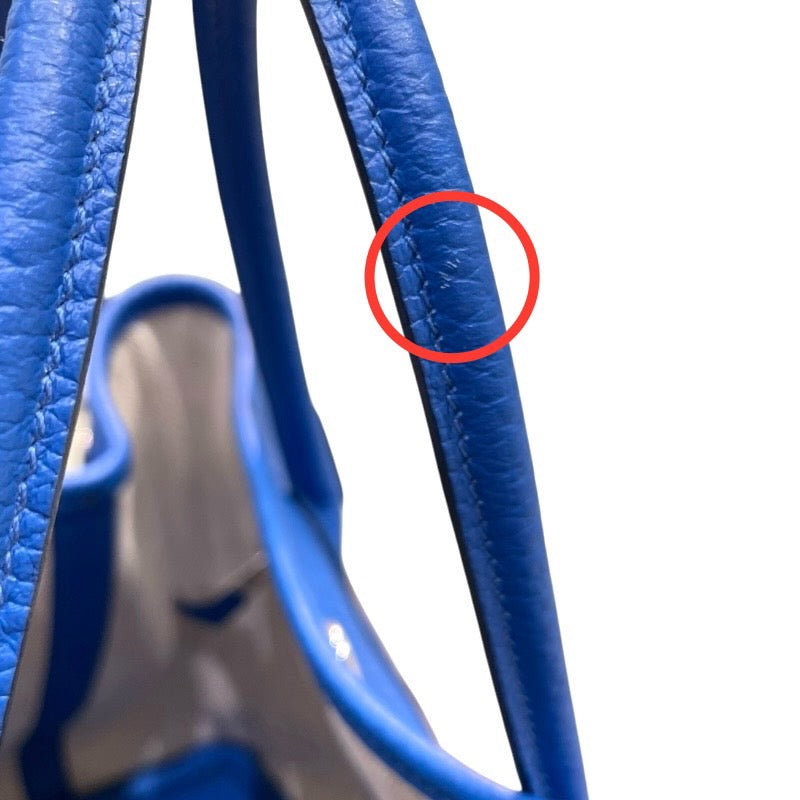 エルメス HERMES ガーデンパーティTPM C刻印 ブルーザンジバル ネゴンダ レディース トートバッグ