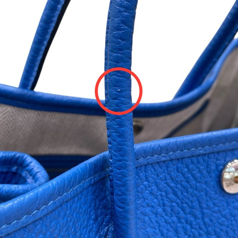 エルメス HERMES ガーデンパーティTPM C刻印 ブルーザンジバル ネゴンダ レディース トートバッグ