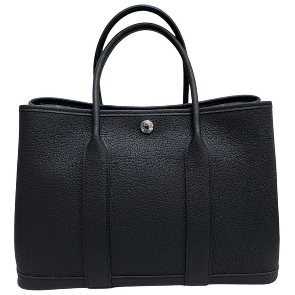 エルメス HERMES ガーデンパーティTPM W刻印 ブラック ネゴンダ レディース トートバッグ