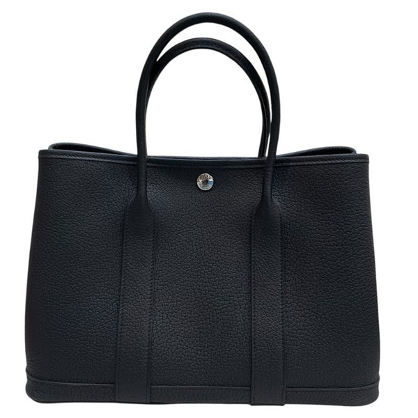エルメス HERMES ガーデンパーティTPM W刻印 ブラック ネゴンダ レディース トートバッグ