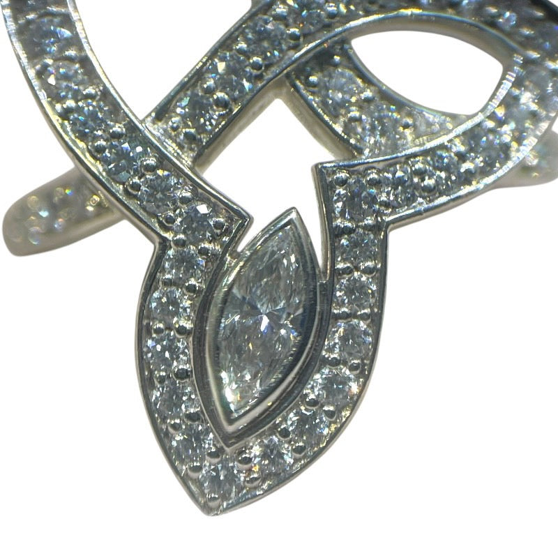 ハリーウィンストン HARRY WINSTON リリークラスター ダイヤリング Pt950/ダイヤモンド ジュエリー