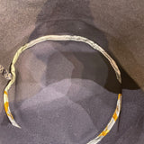 エルメス HERMES プティアッシュソー ネイビー×パープル トワル レディース ハンドバッグ