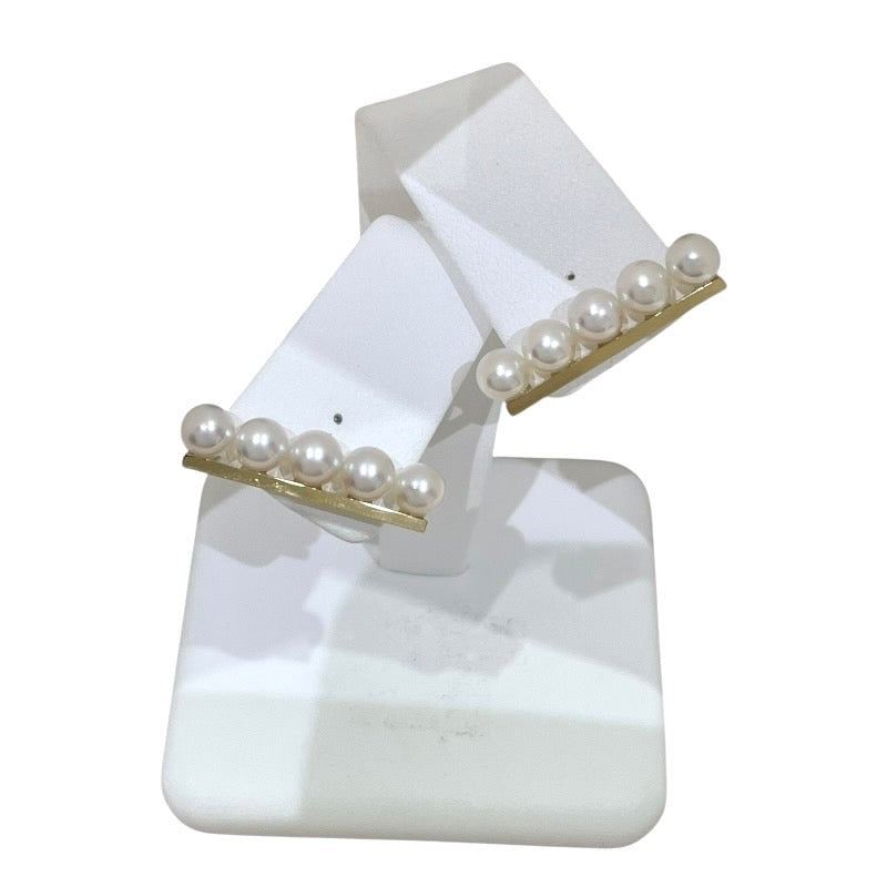 タサキ TASAKI バランスプラス パールピアス 750YG/パール