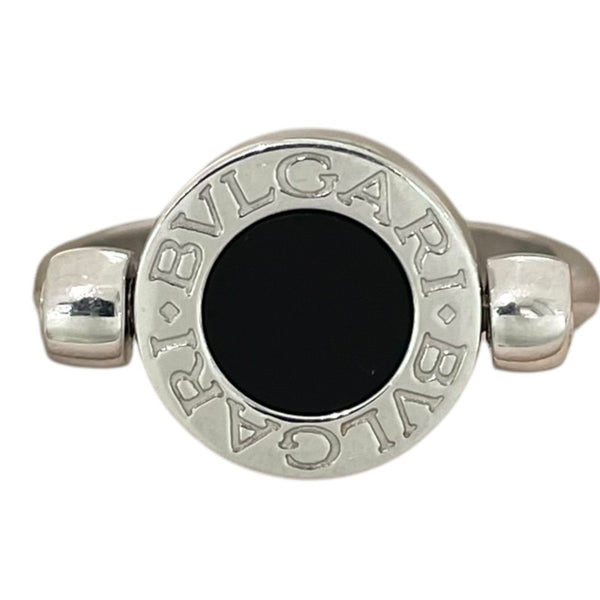 ブルガリ BVLGARI フリップリング 750WG/ダイヤモンド/オニキス ジュエリー