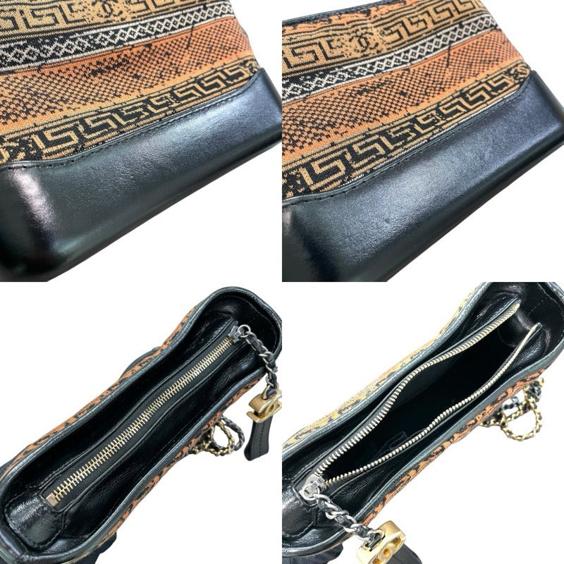 シャネル CHANEL ガブリエルドゥシャネル ホーボー スモール A91810 マルチカラーマルチ コットンジャージ×レザー レディース ショルダーバッグ