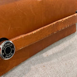 エルメス HERMES エールバッグMM ▢C刻印 ブラウン×アイボリー×シルバー金具 トワル レディース ショルダーバッグ