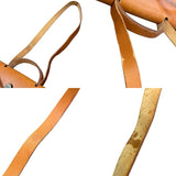 エルメス HERMES エールバッグMM ▢C刻印 ブラウン×アイボリー×シルバー金具 トワル レディース ショルダーバッグ