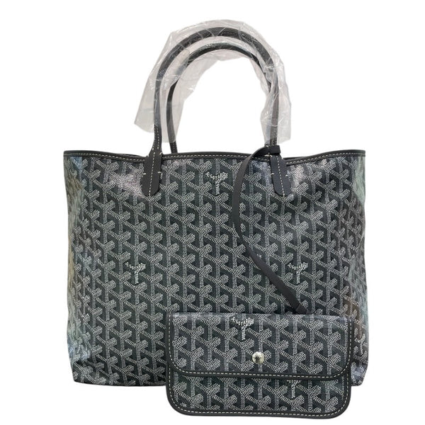 ゴヤール GOYARD サンルイPM グレー PVC ユニセックス トートバッグ