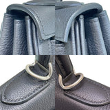エルメス HERMES ケリー28 W刻印 ブラック×マットシルバー金具 トゴ レディース ショルダーバッグ